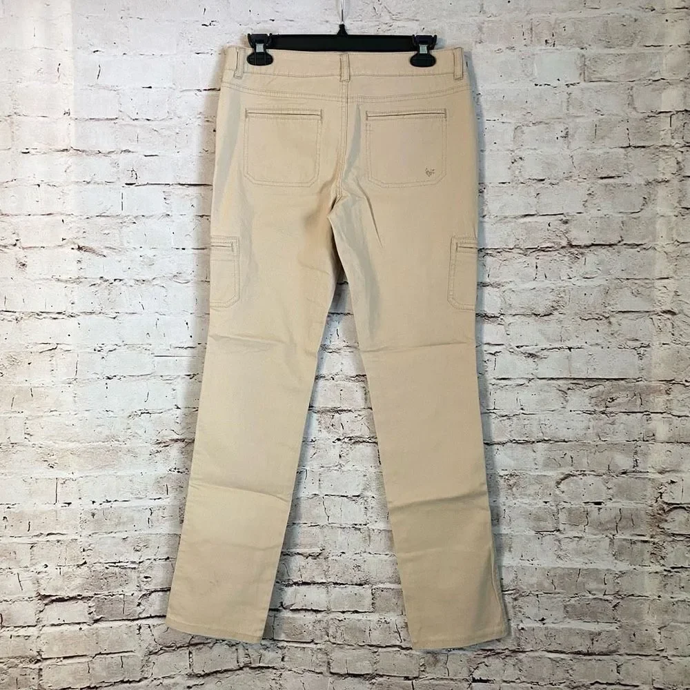 Justice Khaki Cargo Straight Leg Pants Chinos New NWT Juniors size 18 Women’s 30
